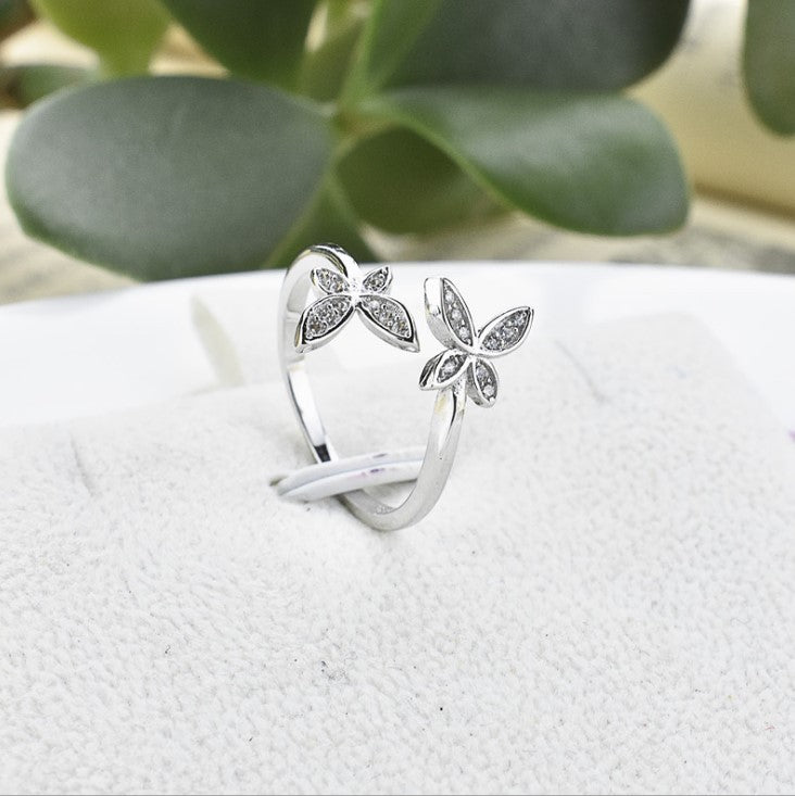 Sterling Silver Butterfly Ring