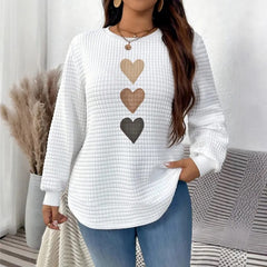 Long Sleeve Casual Love Sweater