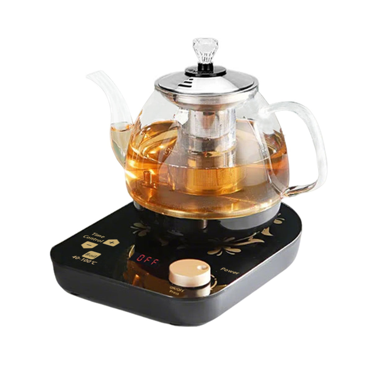 Multi-functional Electric Glass Teapot