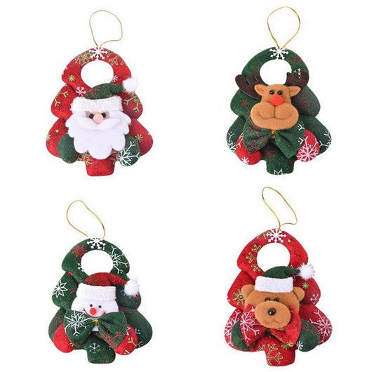 Plush Christmas Tree Ornaments