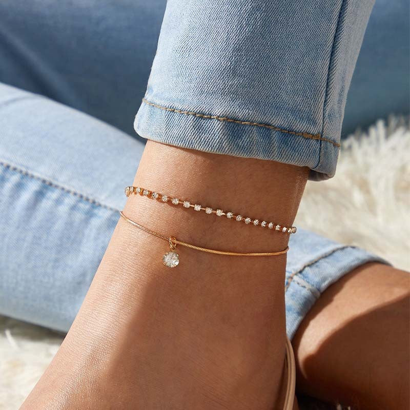 Double-layered Anklet Set