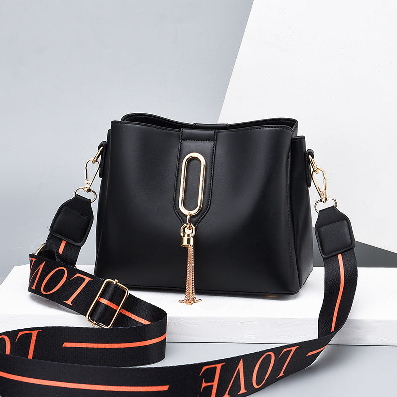 Fashion Tote Bag with "LOVE" Strap
