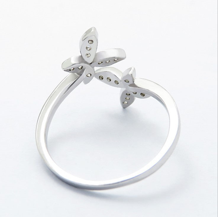 Sterling Silver Butterfly Ring