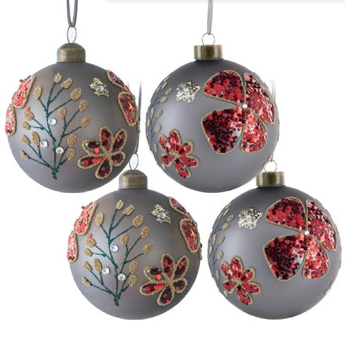 D4.7 Christmas Ball Ornaments [Set Of 4] [free shipping and 3-5 days shipping]
