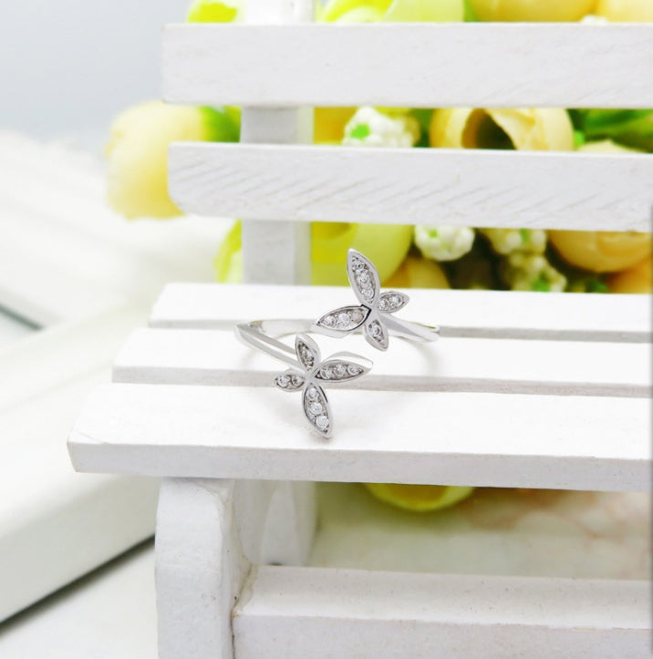 Sterling Silver Butterfly Ring