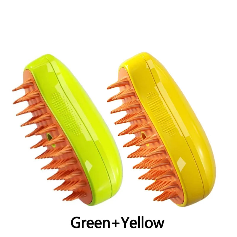 Steamy Brush for Cat Dog  Electric Sprayer for Massage Grooming