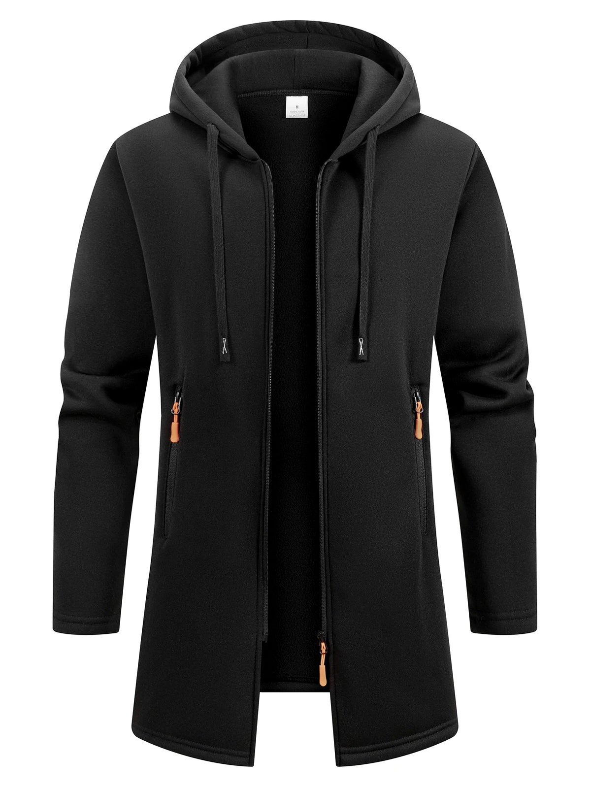 Long Sleeve Sweatshirts for Men Zipper Hooded Warm Jacket Coat