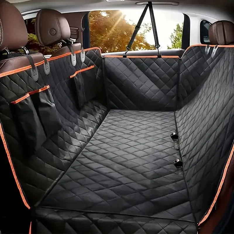 Dog Car Seat Cover for Pets 100% Waterproof Hammock Scratch Proof Nonslip Durable Soft Back