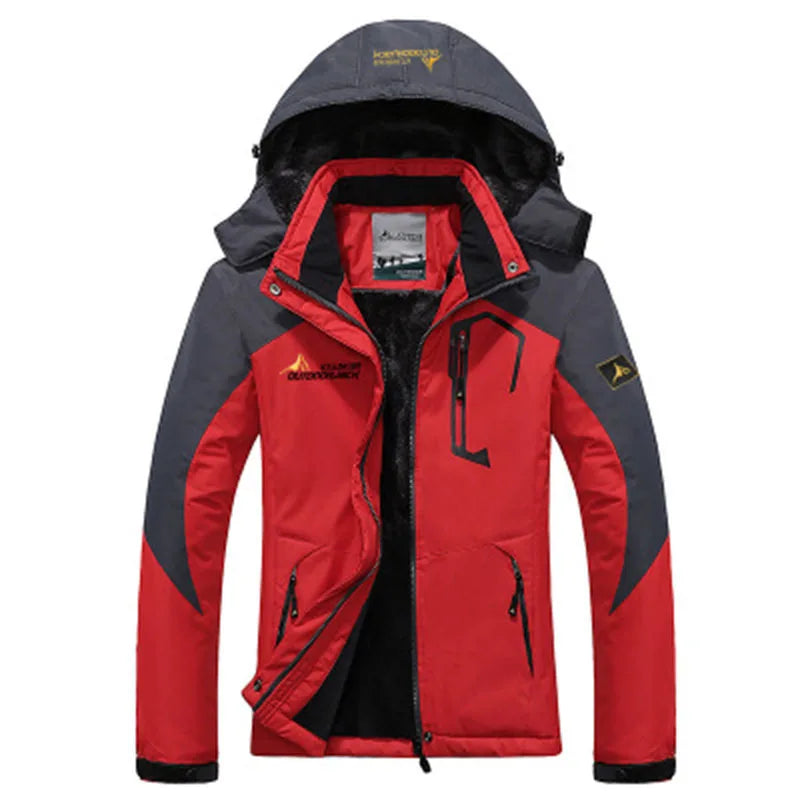 Winter Men Windbreak Warm Coats Hooded Jackets