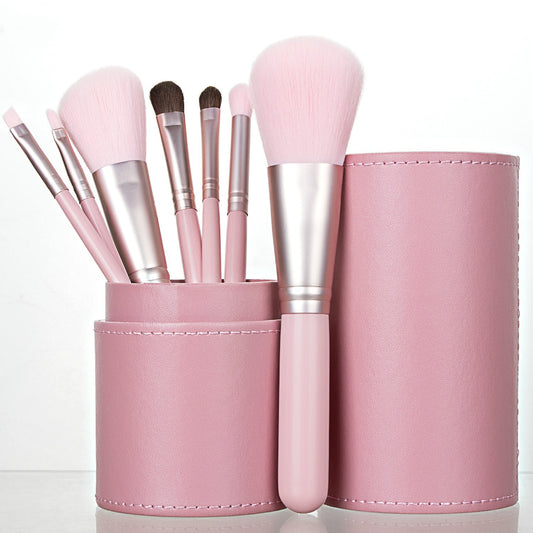 Portable Seven Mini Makeup Brushes