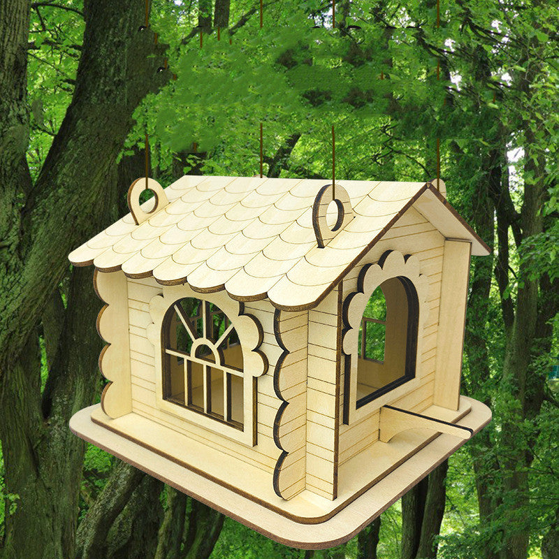 Rustic Decorative Wooden Birdhouse
