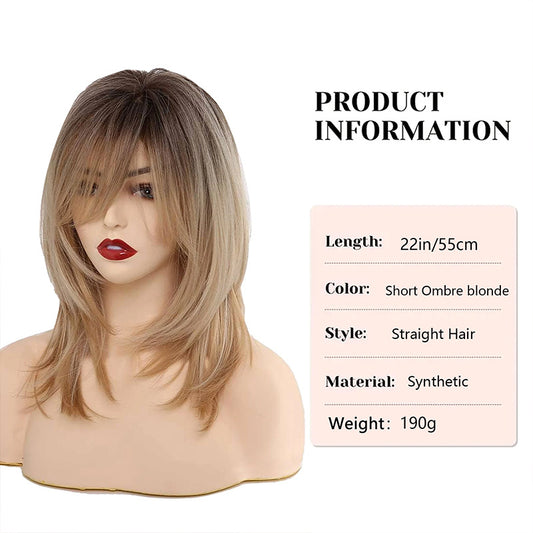 Stylish Synthetic Blonde Wig